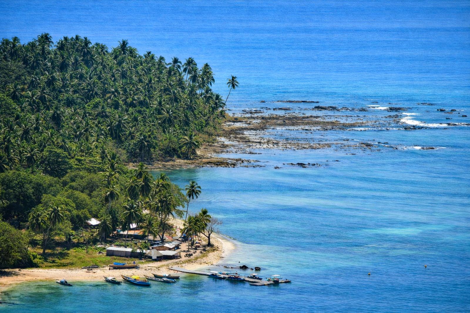 Andaman Islands crystal clear blue water beach